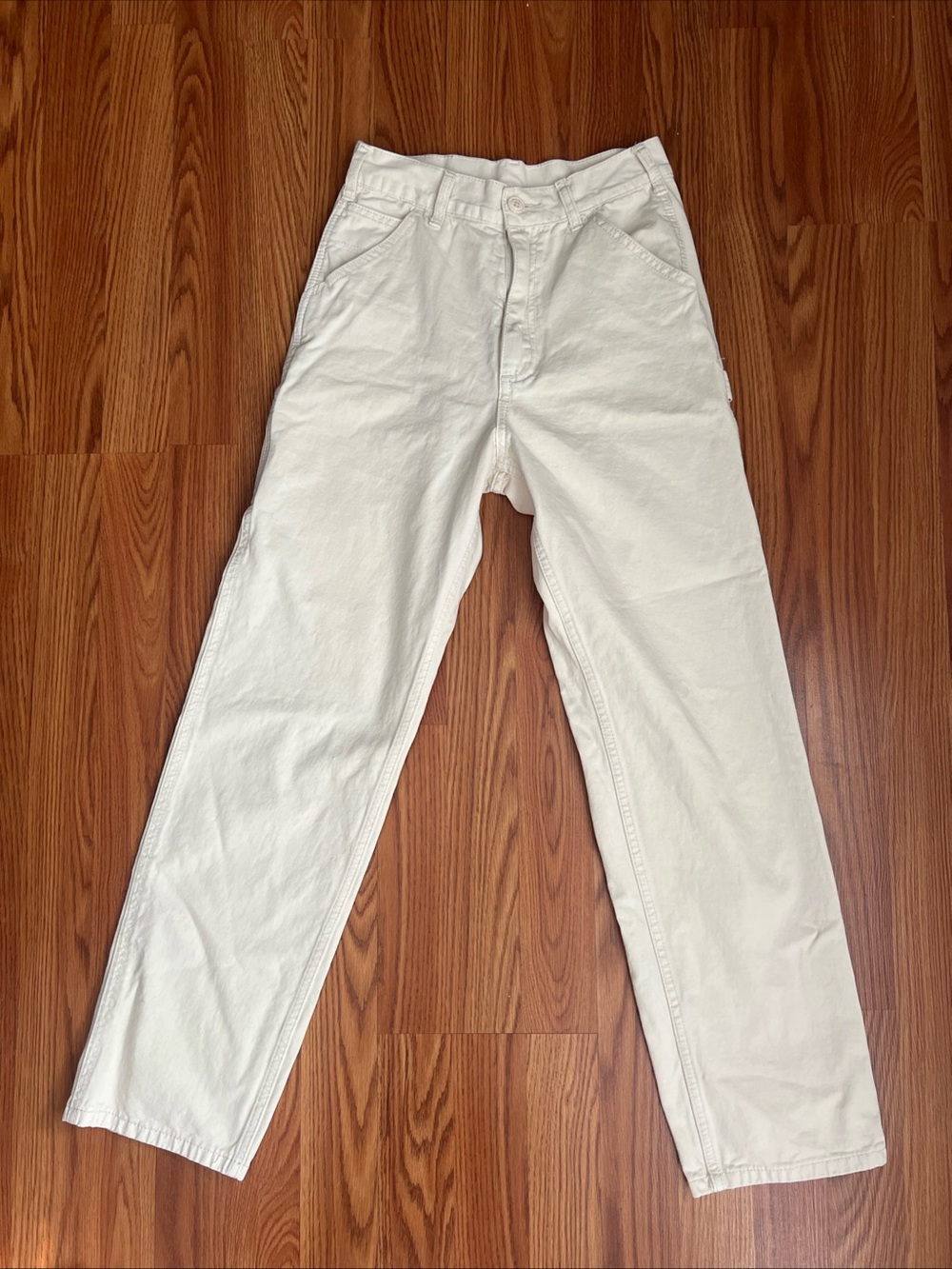 Women's Straight-Leg Pants in Off-White